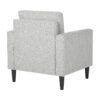 Wendy - Contemporary Arm Chair - Black / Gray - Image 3