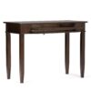 Carlton - Home Office Desk - Dark Tobacco Brown - Image 2