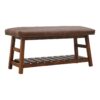 Buffalo - Hide Hallway Bench - Brown - Image 3