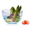 Swirl Acrylic Serving Bowls Unbreakable Small Plastic Bowls Soup And Salad Bowls Bpa Free - Blue - Image 6