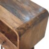 Mini Curved Console, 2 Drawer - Natural - Image 9