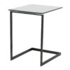 Zenn - Contemporary End Table - Black / Clear - Image 3