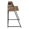 Computer Desk For Home Office, Laptop, Storage Shelves, Contemporary Versatile Placement - Brown - Image 3