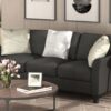 3 Seat Sofa Living Room Sofa - Black - Image 10