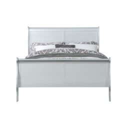 Louis Philippe - Eastern King Bed - Silver Gray