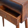 Curved Console Table - Chestnut - Image 6