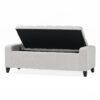 Guernsey - Ottoman With Tufted Top And Storage Function - Light Gray - Image 6
