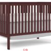 Crib 5 In 1 Convertible, Converts From Baby Crib To Toddler Bed, Fits Standard Full Size Crib Mattress - Espresso - Image 16