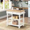 Kitchen Island - White - Image 4