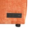 Convertible Sofa Bed Sectional Sofa Sleeper L-Shaped Sofa With A Storage Ottoman, Two Pillows, Two Power Sockets And Two USB Ports For Living Room - Orange - Image 24