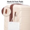 Set 3 Pieces 20" / 24" / 28" Abs Spinner Wheel Luggage, Matching Color, With Combination Lock - Beige - Image 12