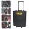899 Piece Home Repair Tool Set With Rolling Plastic Toolbox, 4 Drawers, General Household Maintenance Kit For Garden, Homeowner, Handyman - Black - Image 6