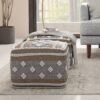 Mapleton - Outdoor / Indoor Pouf - Beige Gray / White - Image 5