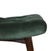 Velvet Curve Bench - Emerald - Image 8