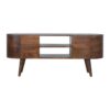 Rounded Entertainment Unit - Chestnut - Image 9