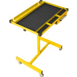 Adjustable Work Table With Drawer - Yellow / Black