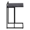 Accent Table, C - Shaped, Versatile Design - Black - Image 2