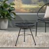 Nusa - Side Table With Tempered Glass Top - Black - Image 6