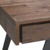 Lowry - Desk - Rustic Natural Aged Brown - Image 5