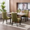 Nikki - Modern, High-End Tufted Solid Wood Contemporary Velvet Upholstered Dining Chair With Wood Legs Nailhead Trim (Set of 2) - Olive Green - Image 17
