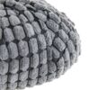 Chenille Weighted Pumpkin Ornament Decor For Holiday Harvest Festival Fall Festival & Thanksgiving (Set of 2) - Gray - Image 12