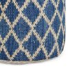 Edgeley - Round Pouf - Classic Blue / Natural - Image 5
