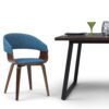 Lowell - Bentwood Dining Chair - Blue - Image 9