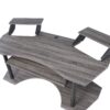 Eleazar - Music Recording Studio Desk Wood - Black Oak - Image 3