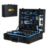 Combined Maintenance Tool Suitcase 247 Pieces Of Basic Home Maintenance Tool Set General Machinery Tool Set - Blue - Image 2