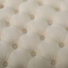 Modern Glam Ottoman With Velvet Upholstery And Button Tufted Design - Ivory - Image 7