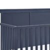 Connelly - Mini Crib With Mattress Pad Midnight - Blue / Vintage Walnut - Image 6