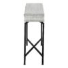 Accent Console Table For Entryway, Storage Drawer, Contemporary & Modern - Gray - Image 3