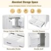 Bathroom Vanity With Single Sink, Combo Cabinet Undermount Sink, Bathroom Storage Cabinet With Two Doors And A Drawer, Soft Closing, Multifunctional Storage, Solid Wood Frame - White - Image 6