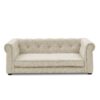 Modern Elegant Rectangle Pet Bed, Durable Elevated Dog Sofa - Beige - Image 10