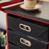 Drafting Table With Stool - Red - Image 13
