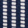 Round Pouf Knitted Blue / White - Image 3