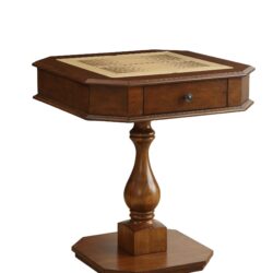 Bishop - Reversible Chess Checker Game Table & Game Tray (Chess Fingures Not Included) - Cherry