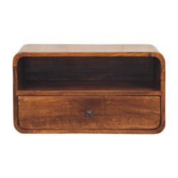 Avora - Wall Mounted Nightstand - Brown