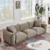 Kely - Upholstered Sofa - Mocha - Image 9