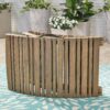Lahaina - Wood Foldable Chaise Lounge Acacia Outdoor Relaxation Chair - Gray - Image 3