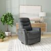 Korka - Swivel Gliding Recliner - Gray - Image 7