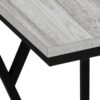 Accent Table, C - Shaped, Contemporary & Stylish - Gray - Image 6