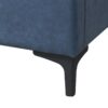 Upholstered King Bed - Blue - Image 2