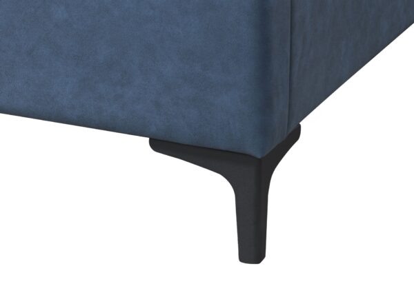 Upholstered Queen Bed - Blue