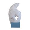 Abstract Water Fountain With Base With Light, For Indoor And Outdoor - White / Blue - Image 5