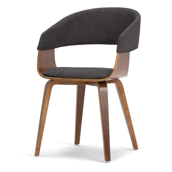 Lowell - Bentwood Dining Chair - Charcoal Gray