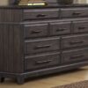 9 Drawer Dresser - Mahogany - Image 4