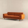 Casey - Mid Century Modern Sofa - Burnt Orange - Image 4