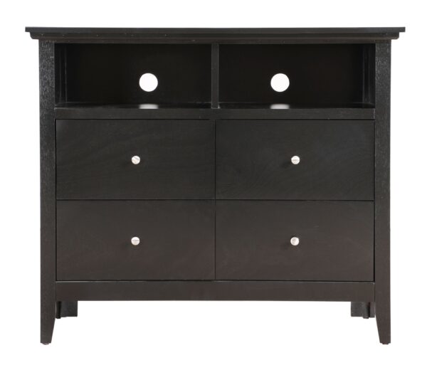 Charming TV Media Chest - Black