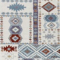 Loft Shag - 5' 3" X 7' Shaggy Area Rug - Ivory